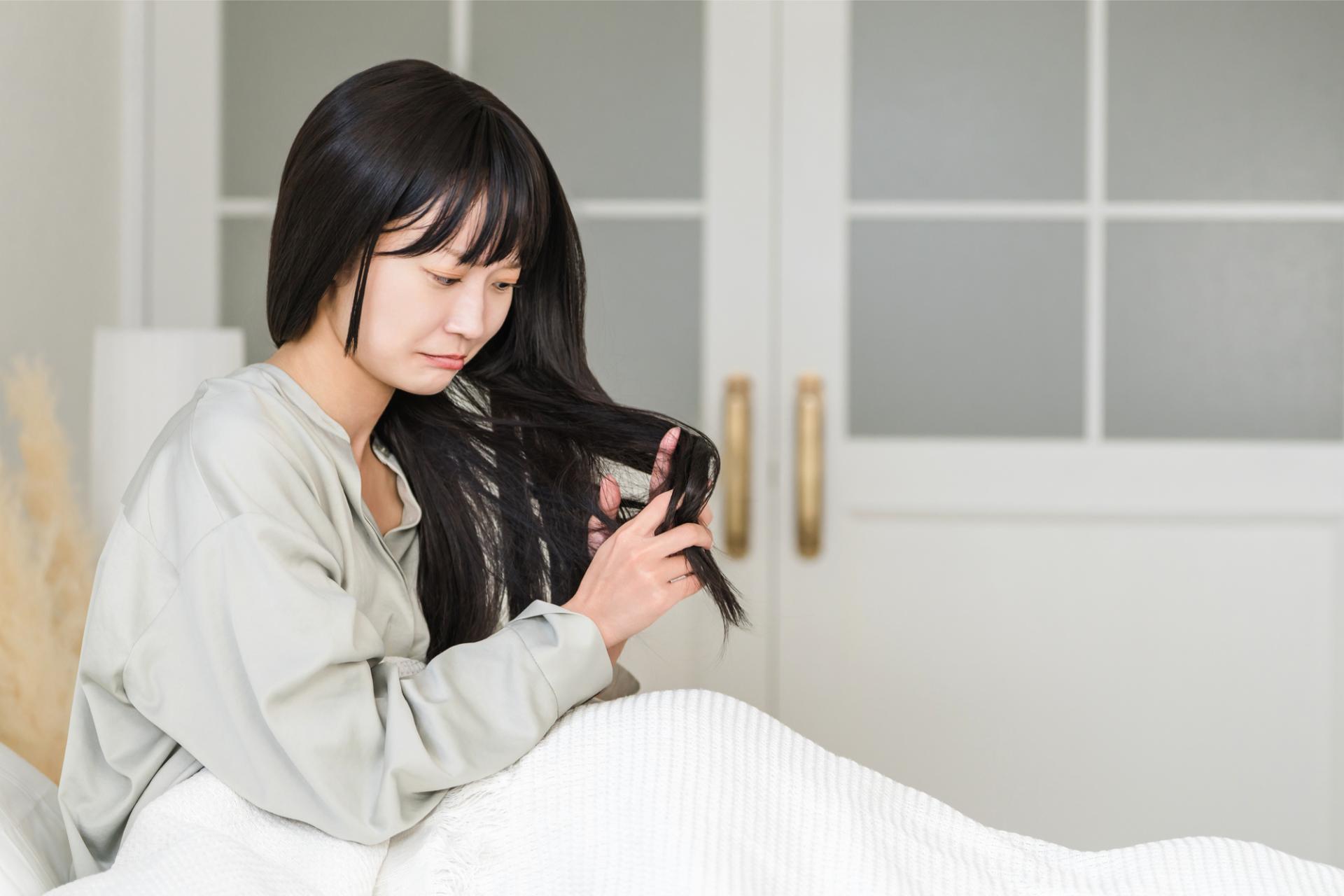 パサつきを抑える技術 | 鳥取県倉吉の美容院ならhair salon「HAKU」