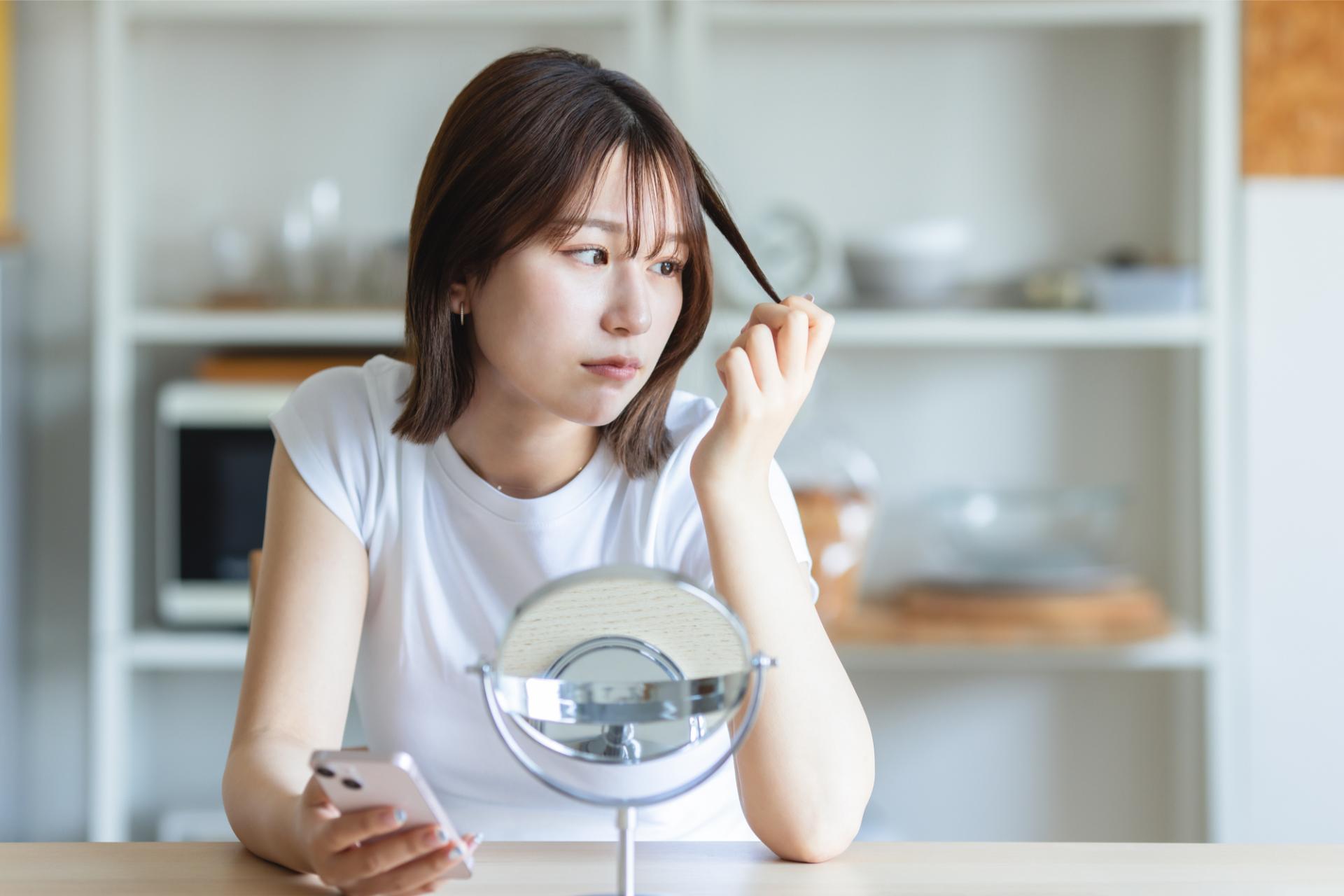 癖毛を活かすスタイル提案 | 鳥取県倉吉の美容院ならhair salon「HAKU」